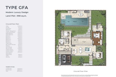 Villa in Bang Tao, Thailand 4 Schlafzimmer № 166439 - Foto 28