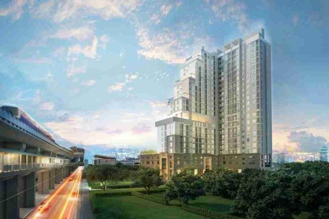 Studio dans le Condo à Thonburi, Bangkok, Thaïlande  № 208621