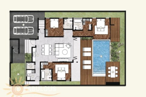 Chalet de 3 dormitorios en Chalong, Tailandia № 179518 - foto 7