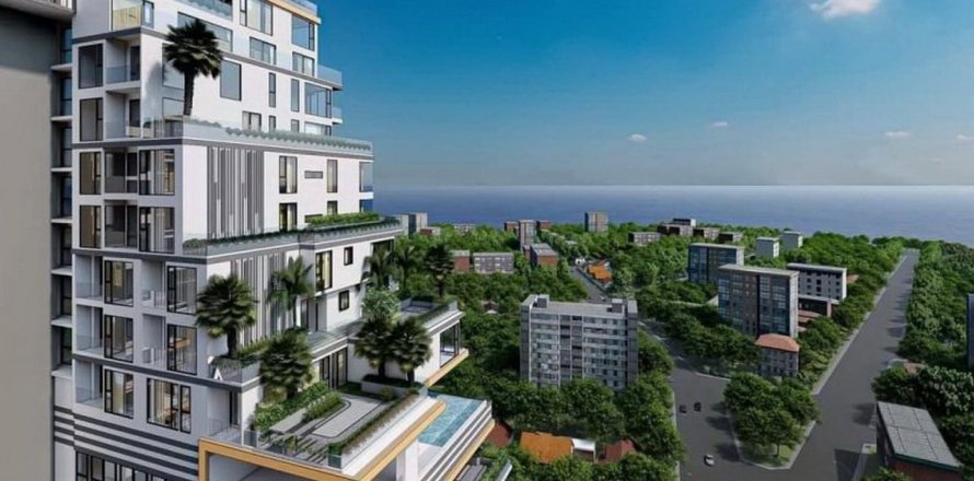 Condo à Chon Buri, Thaïlande, 3 chambres à The Riviera Malibu № 83812