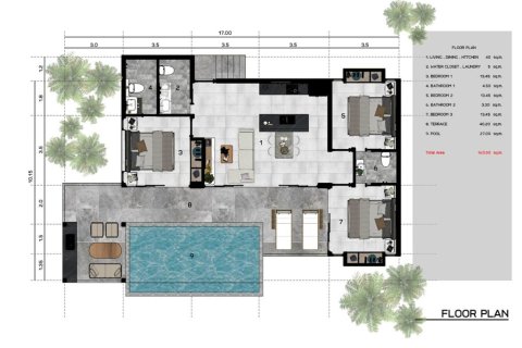 Chalet de 3 dormitorios en Ko Samui, Tailandia № 180028 - foto 16
