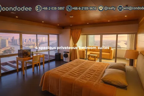 Eigentumswohnung in Sathon, Bangkok, Thailand, 4 Schlafzimmer  № 201174 - Foto 5