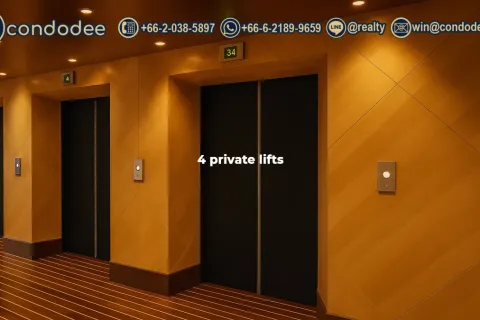 Eigentumswohnung in Sathon, Bangkok, Thailand, 4 Schlafzimmer  № 201174 - Foto 4