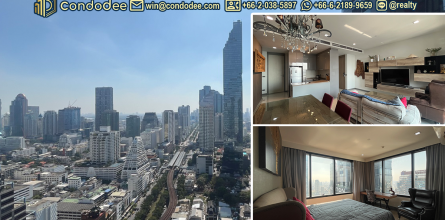 Кондоминиум с 2 спальнями в Сатхоне, Бангкок, Таиланд № 201173