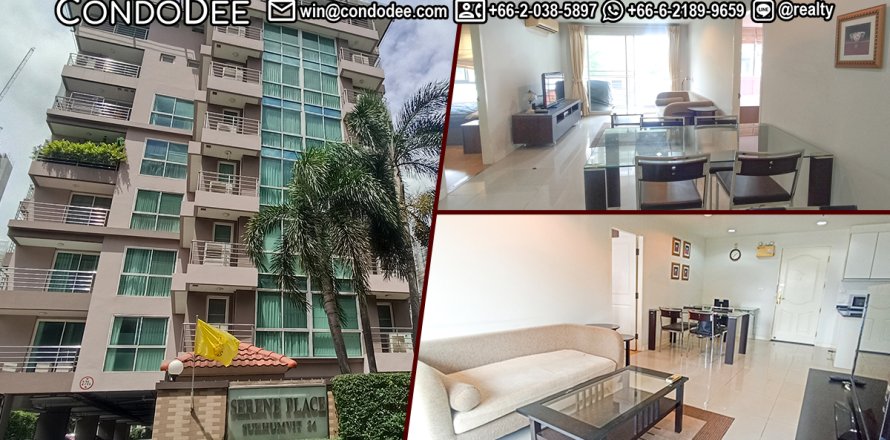 Condo à Watthana, Bangkok, Thaïlande, 2 chambres № 200851