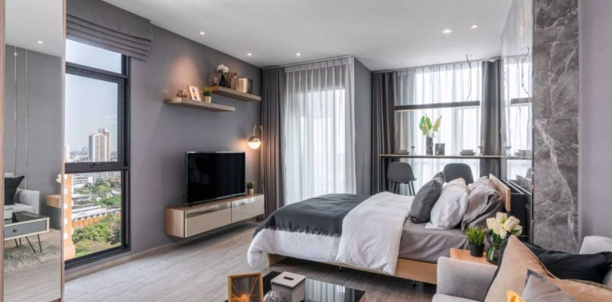 Estudio en el condominio en Bangkok, Tailandia en RHYTHM EKKAMAI ESTATE № 47822