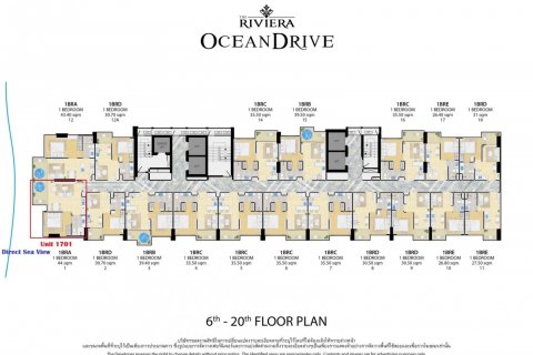 Condominio de 1 dormitorio en Pattaya, Tailandia № 46595 - foto 8