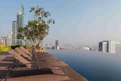 Condominio de 1 dormitorio en Thonburi, Bangkok, Tailandia № 208670 - foto 2