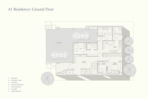 Chalet de 4 dormitorios en Bangkok, Tailandia № 222475 - foto 19