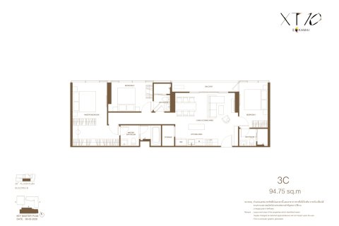 คอนโดมิเนียมในกรุงเทพฯ, ประเทศไทย, 3 ห้องนอน № 222473 - รูปถ่าย 12