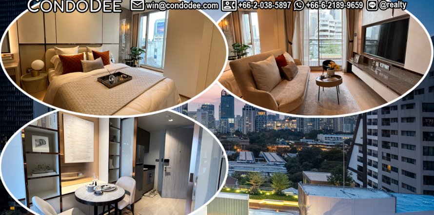 Condo à Bangkok, Thaïlande, 1 chambre № 201082