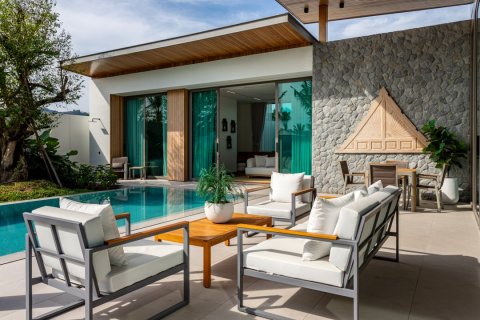 Chalet de 3 dormitorios en Layan Beach, Tailandia № 74273 - foto 9