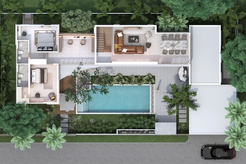 Villa in Phuket, Thailand 3 Schlafzimmer № 165630 - Foto 20