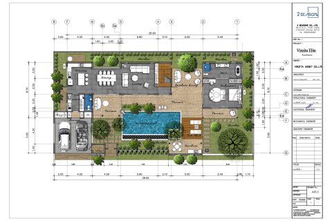Villa in Phuket, Thailand 3 Schlafzimmer № 165630 - Foto 23