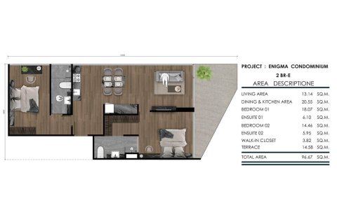 Condominio de 2 dormitorios en Rawai, Tailandia № 165779 - foto 15