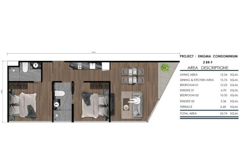 Condominio de 2 dormitorios en Rawai, Tailandia № 165777 - foto 15