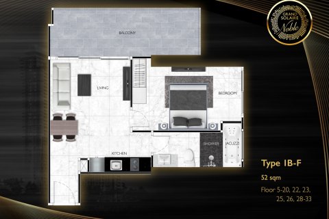 Condominio de 1 dormitorio en Pattaya, Tailandia № 165590 - foto 13