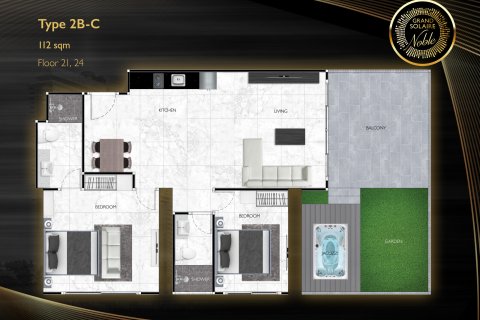 Condominio de 2 dormitorios en Pattaya, Tailandia № 165587 - foto 16