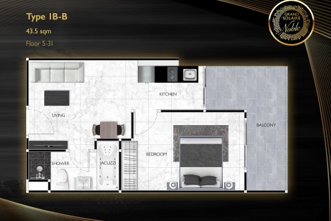 Condominio de 1 dormitorio en Pattaya, Tailandia № 165591 - foto 14