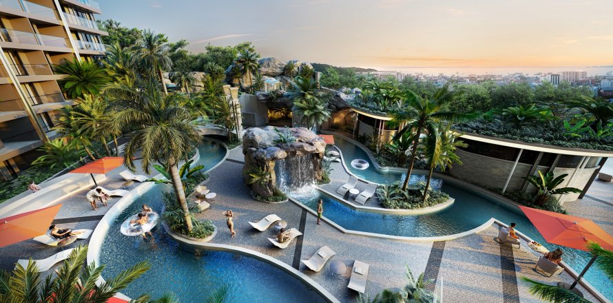 Condominio de 1 dormitorio en Pattaya, Tailandia № 165592