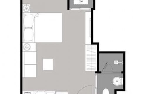 Estudio en el condominio en Bangkok, Tailandia № 143772 - foto 8