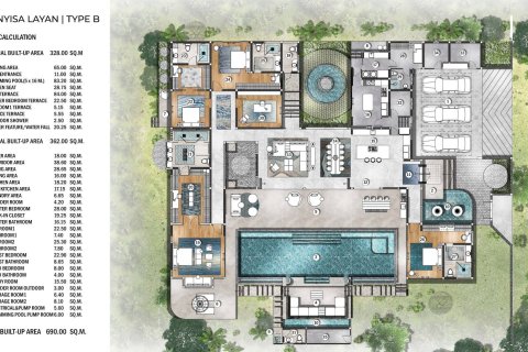 Chalet de 4 dormitorios en Layan Beach, Tailandia № 166505 - foto 29