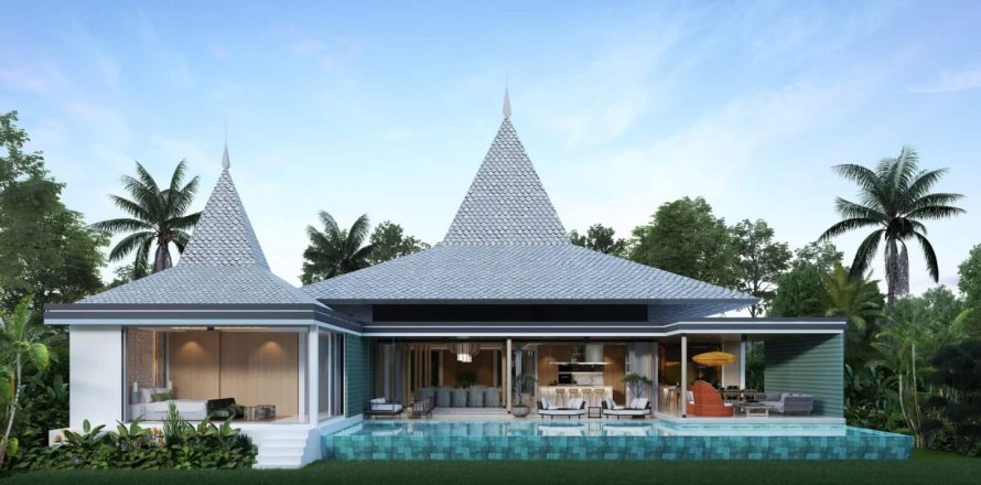 Villa sur Layan Beach, Thaïlande 5 chambres № 166507