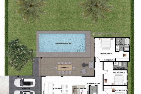 Chalet de 3 dormitorios en Hua Hin, Tailandia № 166508 - foto 8