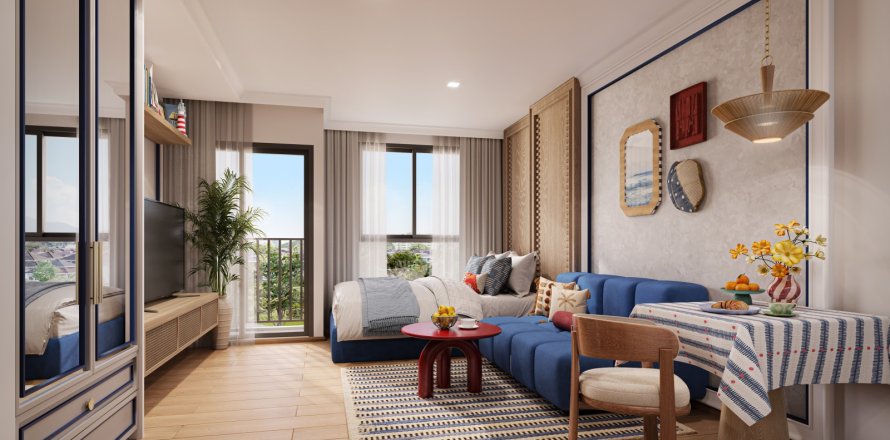 Condominio de 1 dormitorio en Pattaya, Tailandia № 222627