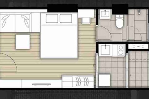 Condominio de 1 dormitorio en Bangkok, Tailandia № 208710 - foto 9