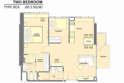 Condominio de 2 dormitorios en Bangkok, Tailandia № 183457 - foto 6