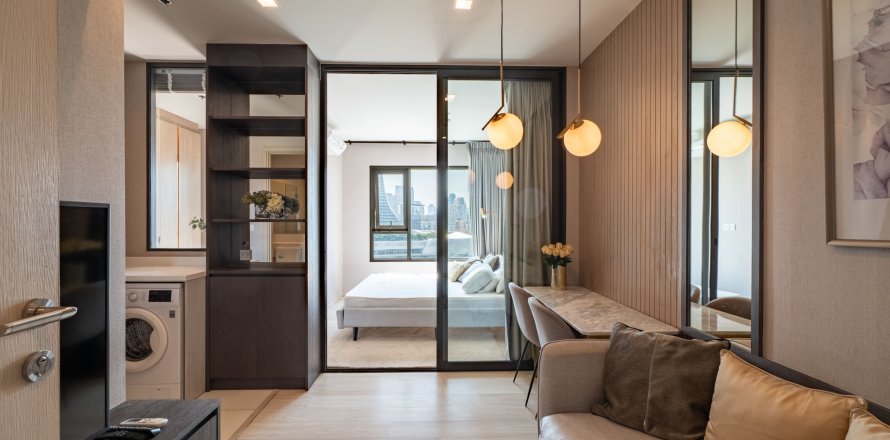 Estudio en el condominio en Pathum Wan, Bangkok, Tailandia № 163125