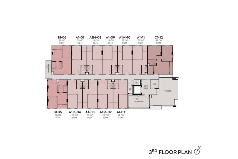 Condominio de 1 dormitorio en Bangkok, Tailandia № 233672 - foto 8