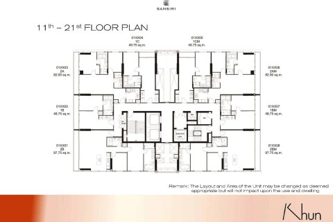 Condo à Bangkok, Thaïlande, 2 chambres № 166966 - photo 19