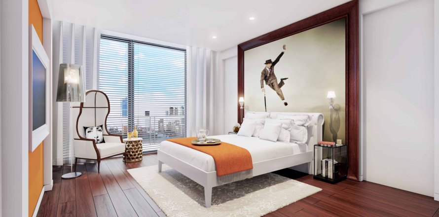 Condo à Bangkok, Thaïlande, 2 chambres № 166966