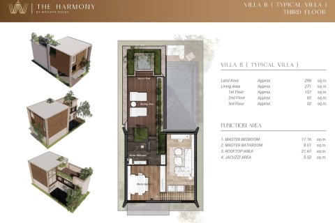 Chalet de 3 dormitorios en Bang Tao, Tailandia № 165347 - foto 13