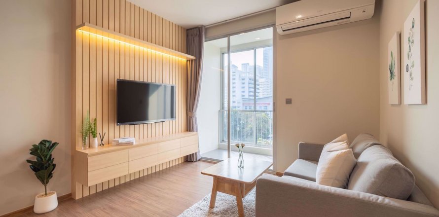 Condominio de 2 dormitorios en Bangkok, Tailandia en Q Prasarnmit № 51337