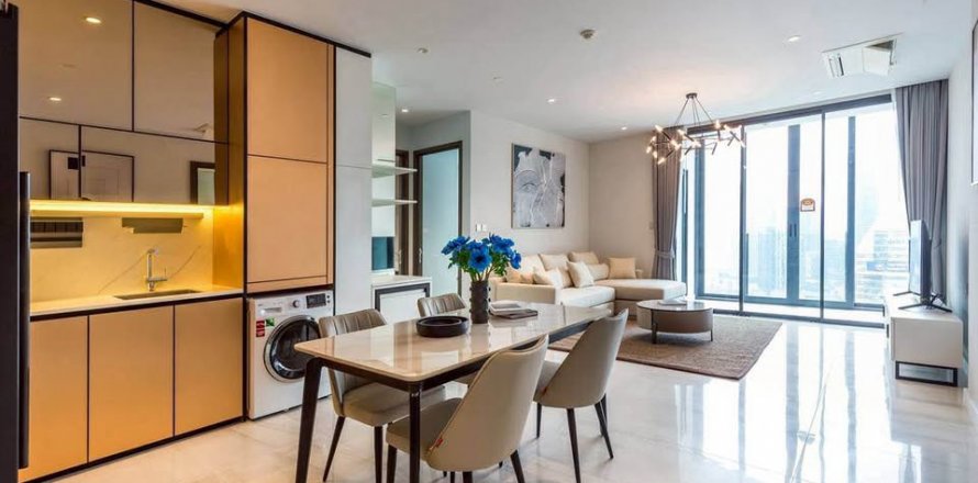 Condominio de 3 dormitorios en Sathon, Bangkok, Tailandia № 142930