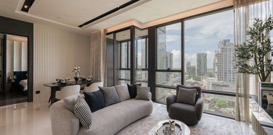Condo à Bangkok, Thaïlande, 2 chambres  № 142928