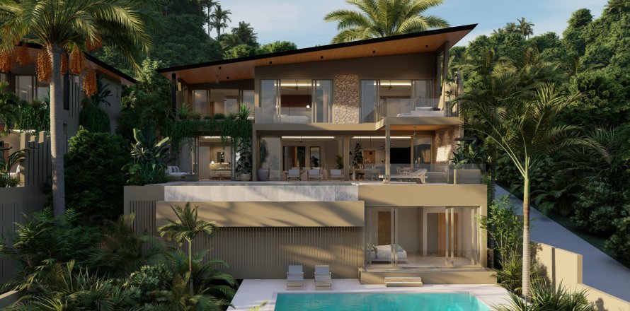 Casa de 4 dormitorios en Ko Samui, Tailandia № 146600