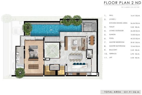 Chalet de 4 dormitorios en Ko Kaeo, Tailandia № 165536 - foto 12