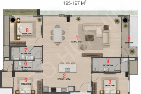 Apartamento de 3 dormitorios en Hua Hin, Tailandia № 194776 - foto 6