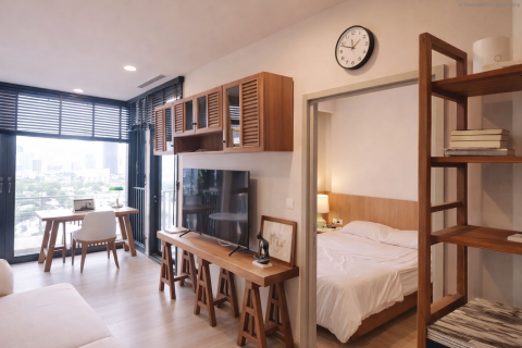 Estudio en el condominio en Khlong Toei, Bangkok, Tailandia № 167356