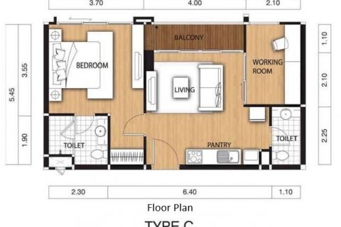 Studio in the Condo in Watthana, Bangkok, Thailand  № 137277 - Foto 12