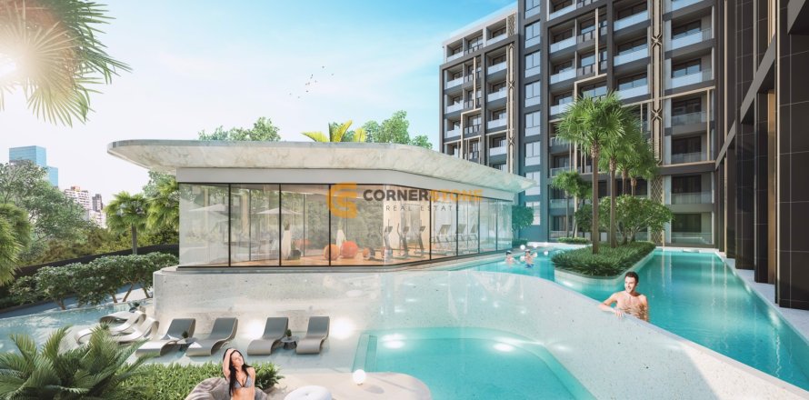 Estudio en el condominio en Jomtien Beach, Pattaya, Tailandia № 204912
