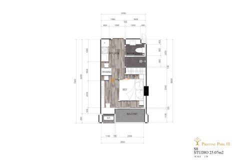Condominio de 1 dormitorio en Jomtien Beach, Pattaya, Tailandia № 204914 - foto 7