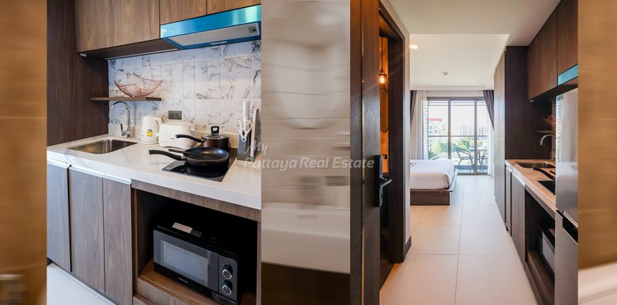 Estudio en el condominio en Bang Sare, Tailandia № 205263