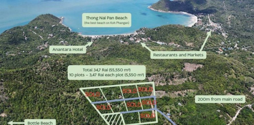 Terreno en Surat Thani, Tailandia № 114127