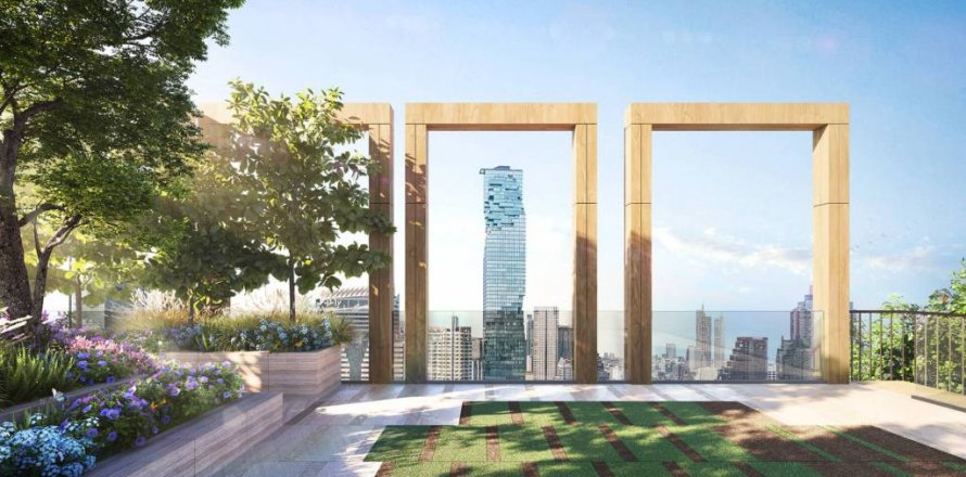 Condominio de 1 dormitorio en Bangkok, Tailandia № 134596