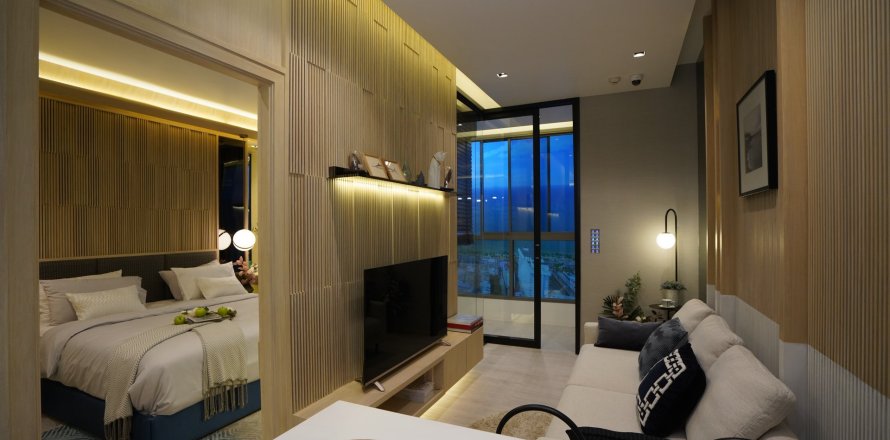 Apartamento de 1 dormitorio en Skypark Lucean Jomtien Pattaya, Chon Buri, Tailandia № 164031